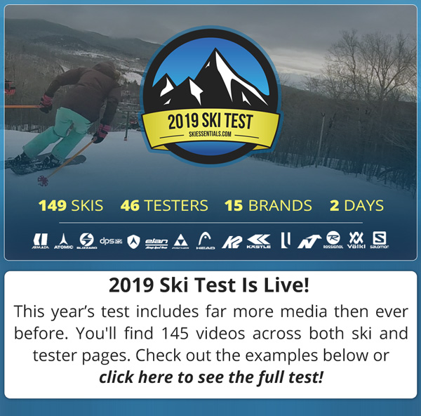 2019 SkiEssentials Ski Test