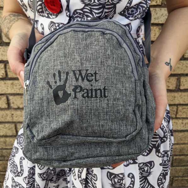 Wet Paint Grey Sling Pack