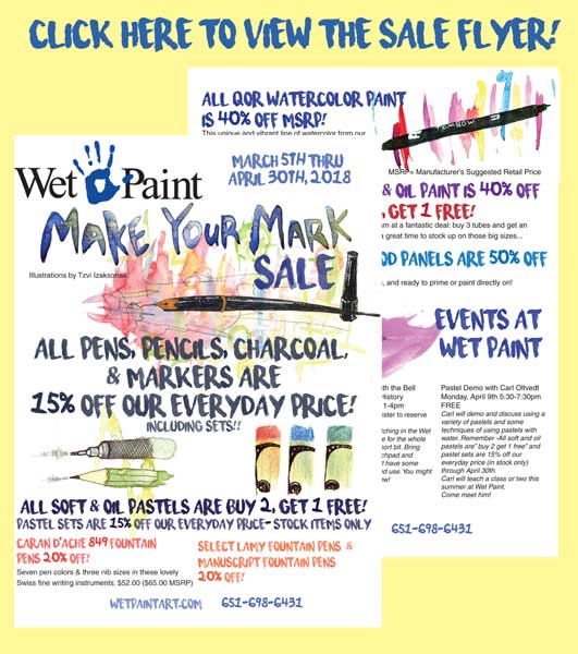 Wet Paint's Annual Make Your Mark Sale!