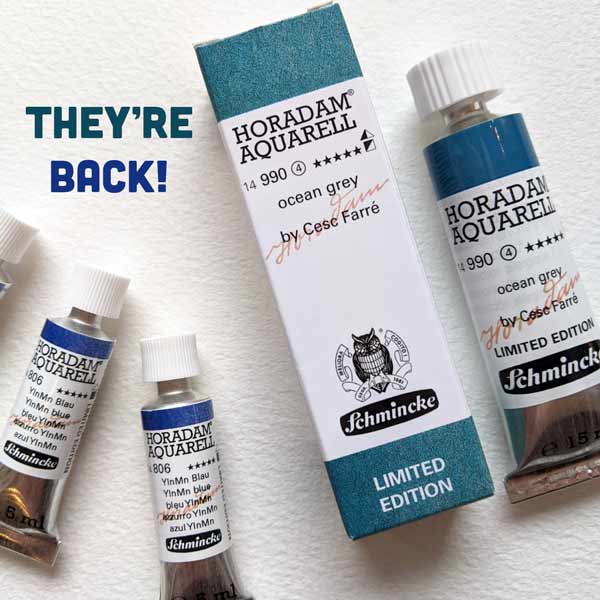 Schmincke Horadam Limited Edition Colors are BACK!