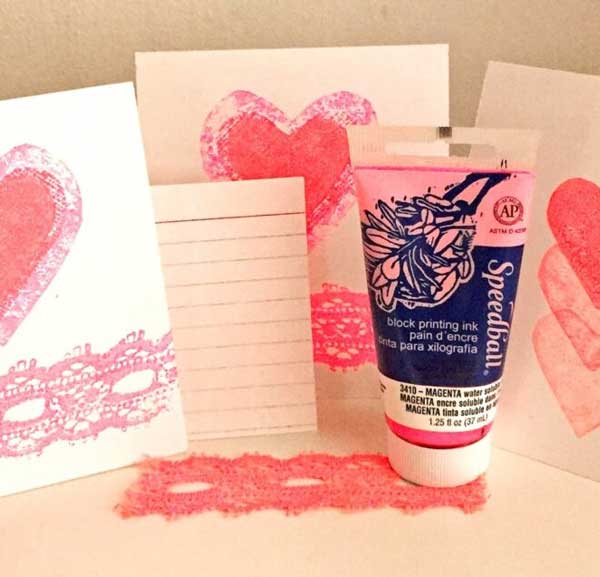 Printing Love: Valentine’s Day Cards taught by Jinjer Markley