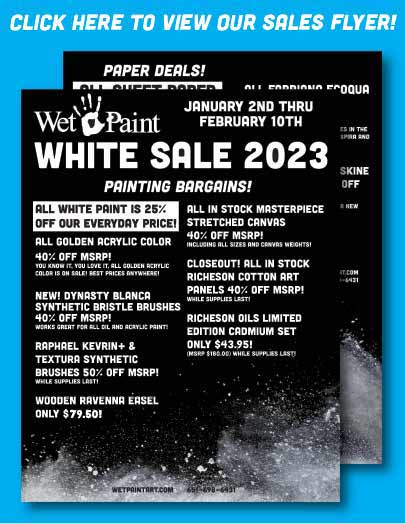 Wet Paint's Annual White Sale!